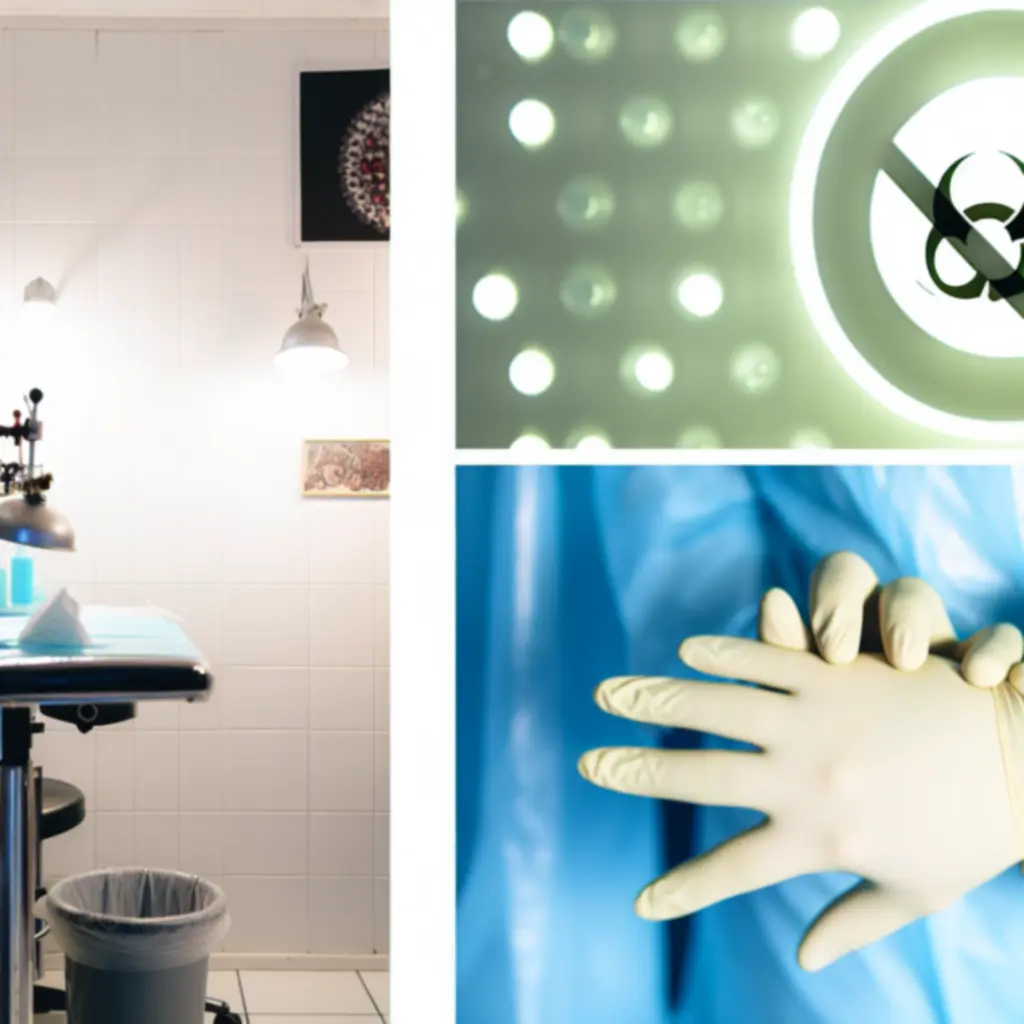 Steril, professzionális tetoválóhelyiség higiéniai eszközökkel